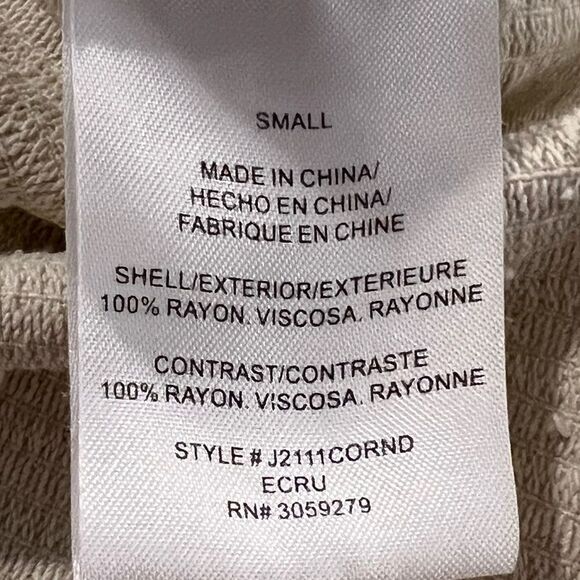 Thread & supply corduroy cream button up - Picture 8 of 8